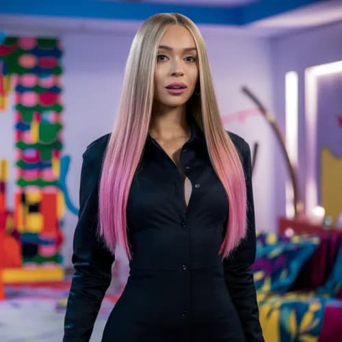 Koloryzacja techniką ombré pozwala pozostawić włosy bez częstych poprawek.