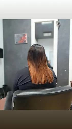 Омбре с эффектом выгоревших прядей