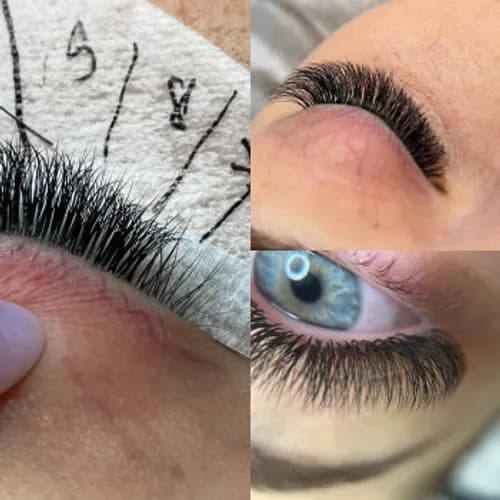 Tworzenie grubej linii rzęs