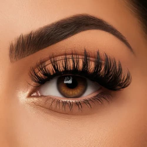 Efekt objętości i gęstości rzęs