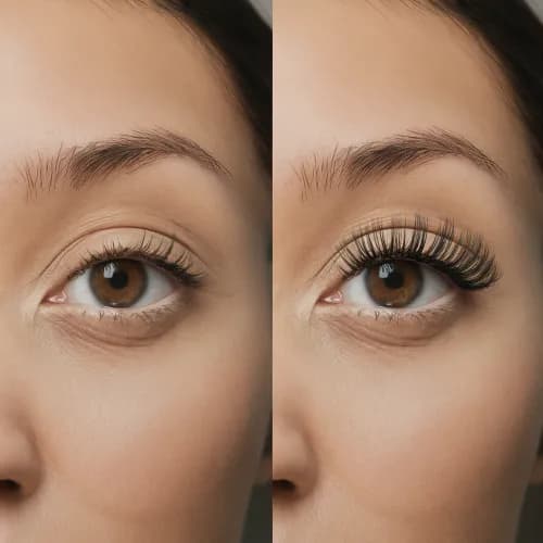 Rzęsy 3D z naturalnym efektem