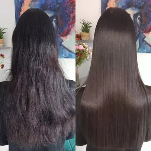 Jednokolorowa transformacja włosów