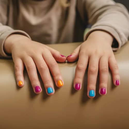 Kolory dzieciństwa na końcach palców