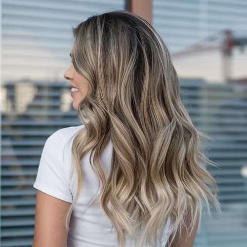 Stworzę efekt słonecznych błysków na włosach