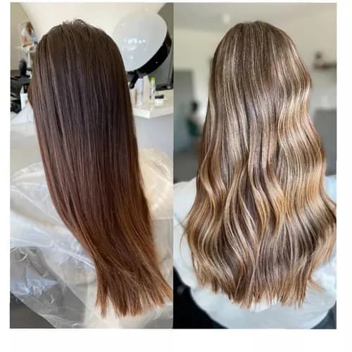 Modne farbowanie: technika brond