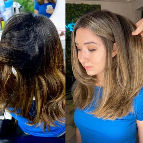 Прикорневое окрашивание: незаметный переход между оттенками