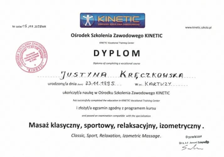 Leczniczy masaż całego ciała