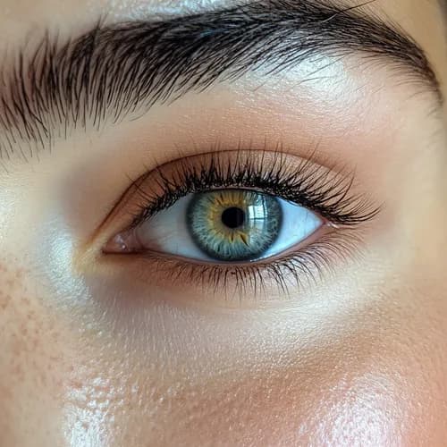 Usuwanie rzęs za pomocą profesjonalnych produktów.