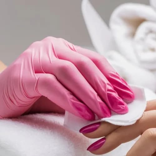 Очищение ногтей от лака