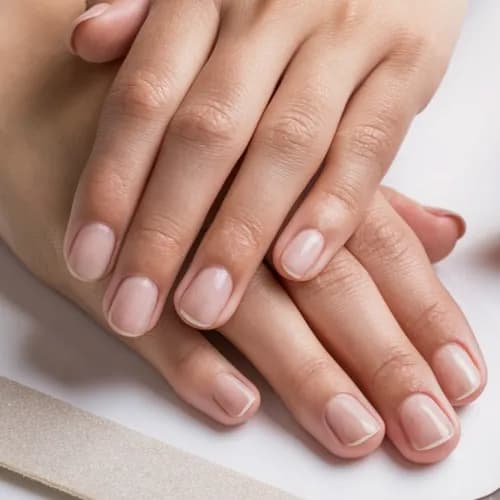 Очищение ногтей от остатков лака