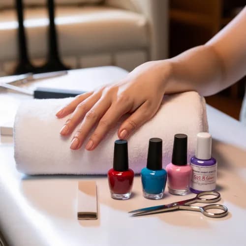 Удаление старого покрытия с ногтей