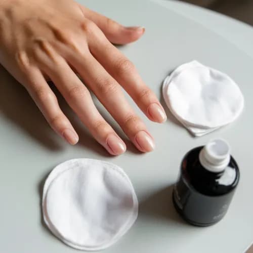 Очистка ногтей для нового покрытия