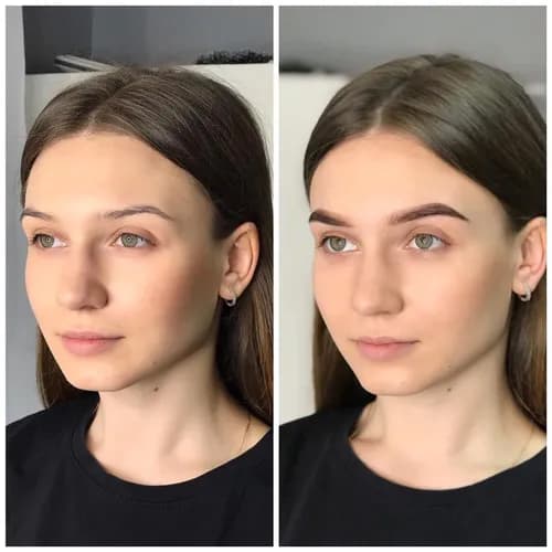 Окрашивание и моделирование бровей хной