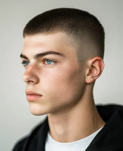 Brutalny wygląd: stylowa fryzura