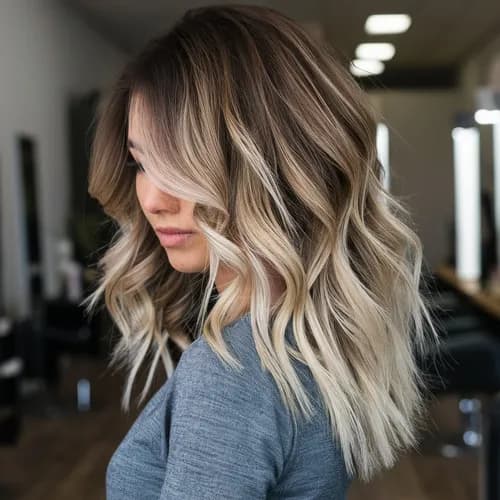 Technika shatush: płynne przejścia kolorów dla Twoich włosów