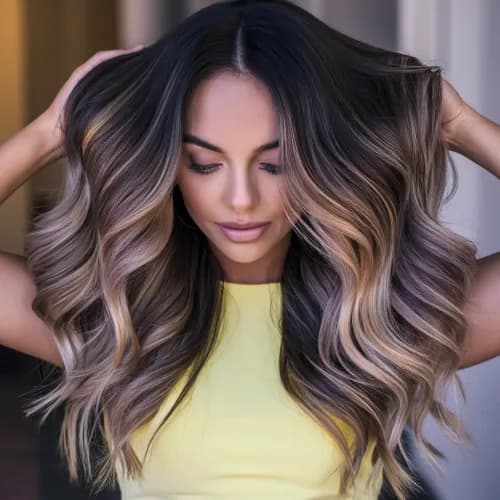 Delikatny shatush: miękkie przejścia bez żółtych refleksów