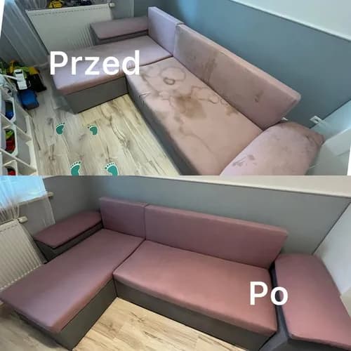 Pranie tapicerki meblowej, tapicerki samochodowej