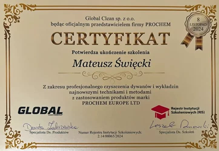 Pranie tapicerki meblowej. Suszenie Gratis!!