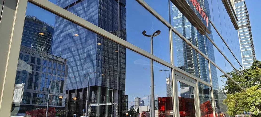 Mycie okien i witryn sklepowych cała Warszawa